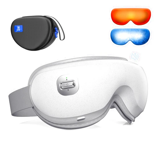BOB AND BRAD Zero Pro Ultra-Quiet Eye Massager with Heat and Cooling, Lightweight Eye Massager with Scroll Button for Migraine Dry Eyes Relief, Relax, FSA Eligible/HSA Eligible Gifts for Women Men
