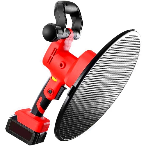 SOYPAX Electric Concrete Sander,Drywall/Floor Sander with Sanding Disc/Pad for Sanding on Concrete Surface of The Building Walls, Ceilings, Floor Surface,1electric-10batteries