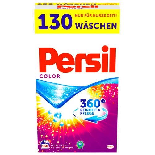 Persil Color Powder Laundry Detergent Mega Pack - 130 Wash Loads / 8.45 Kg