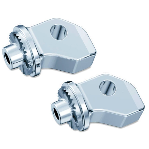 Kuryakyn 8836 Splined Male Mount Peg Adapters for Driver Footpegs and Floorboards: Indian, Victory Motorcycles, Chrome, 1 Pair
