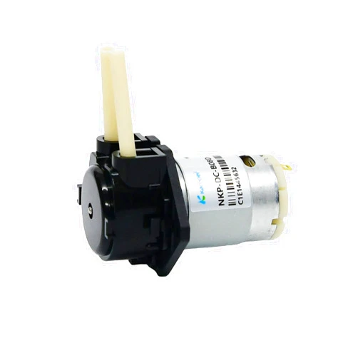 K KAMOER Kamoer black NKP small peristaltic pump 12V DC long service life liquid dosing pump for aquarium DIY lab analytical 2mm ID x 4mm OD with BPT tube