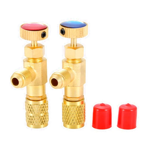 gohantee R12 R410 Refrigerant Charging Valve, R12 R22-1/4“ Male to 1/4” Female, R410-1/4