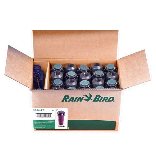 Rain Bird (20) Rain Bird 5004PLPC Plus Rotor Pre-Loaded with #3 Nozzle 5000 Series 40° to 360° Adjustable 4