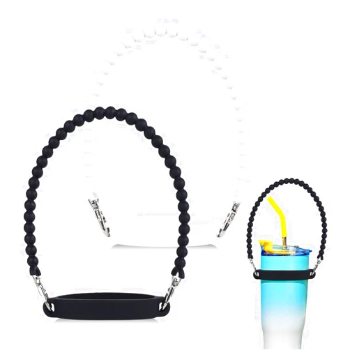 Orehymbe Water Bottle Handle with Strap, Water Bottle Holder Compatible Stanley Cup Accessories, Fits Most 8-40oz Bottles