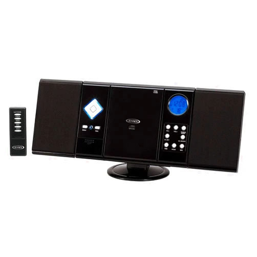 Jensen Wall Mountable Vertical Loading CD Player with Stereo Speakers JEN-JMC-180A