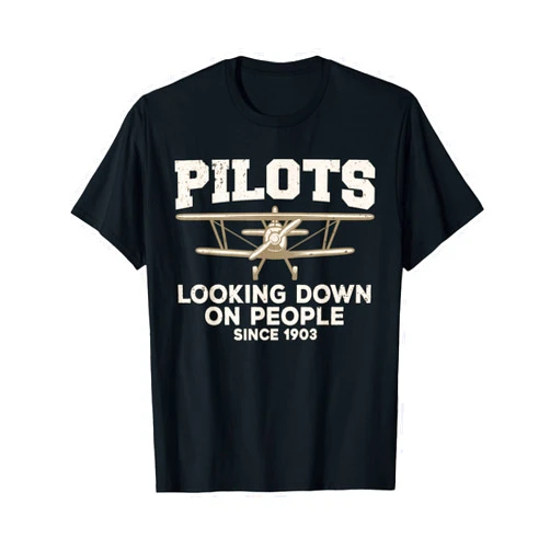 Pilot Gifts Aviation Stuff & Airplane Accessories Funny Pilot Design For Men Women Aviation Airplane Pilot T-Shirt