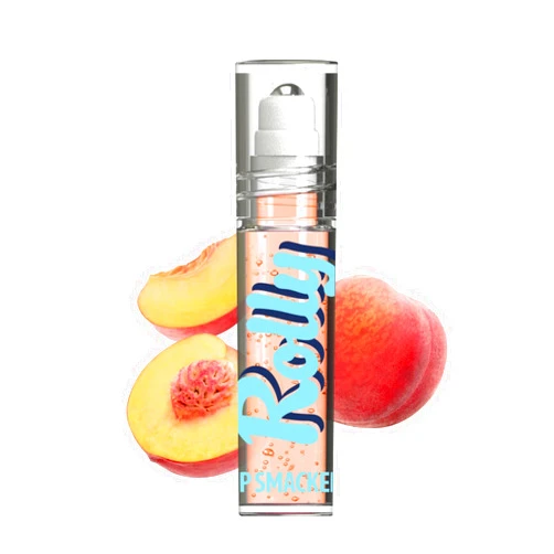 Lip Smacker Rolly Lip Gloss, Classic Roller-Ball Design for a Cooling Sensation, Hydrating & Moisturizing Shine - Peach