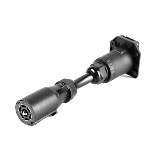 Wankic 7 Way Connector Adapter with Power Switch Replace 2021132201 Camera Adapter System 7 Pin Adapter for RV Trailer Camera System