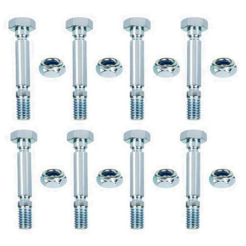 SizendHK 8 Sets 303160355P / 303160355 Snow Blower Shear Pins Bolts and Nuts, Compatible with MTD Powersmart Snow Blower Shear Pins Parts