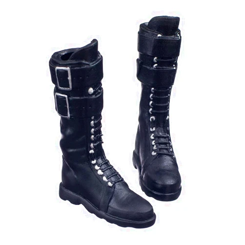 DYNWAVE 1:6 Scale Boots for 12-Inch Kumik Female Figures, Black 2