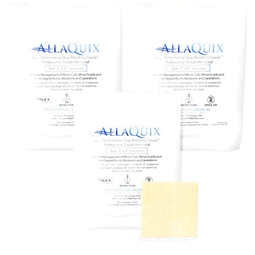 AllaQuix High Performance Stop Bleeding Gauze - Large (2