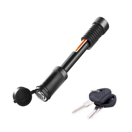META Hardware Trailer Hitch Locks, Hitch Lock with 5/8'' Dia 4” Long Pin Fits Class III IV V 2