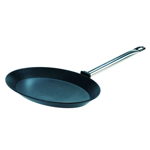 GSW GastroTraditionell 164405 Titanium Fish Frying Pan with Stainless Steel Handle 40 cm