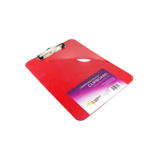 Baumgartens Mobile Ops Unbreakable Recycled Clipboard RED (61622)