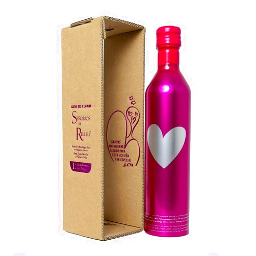 Señorios de Relleu. Extra Virgin Olive Oil. First Day of Harvest. Agatha Ruiz de la Prada. Limited Series. 500ml (16.91oz).