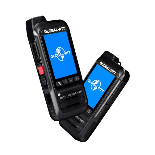 Globalptt 2-Pack Fast Radios Unlimted Range - Global PTT 4G Walkie Talkies with SIM Cards - Nationwide Coverage Communication Long Range PoC Two Way Radios IP67 Waterproof Design (P0)