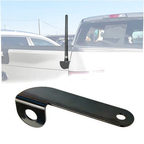 Pikioraz Tailgate CB Antenna Mount Bracket for F150, Rear of Truck Whip Flag Antenna Holder Compatible with Ford F150 2015-2023, Passenger Side