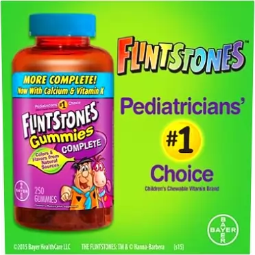 Flintstones Vitamins Flintstones Gummies Complete Vitamin Supplement (250 ct.) by Flintstones Vitamins