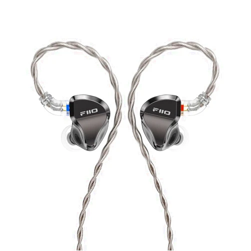 FiiO/JadeAudio JH5 1DD+4BA Hybrid 5 Drivers HiFi in-Ear Monitors Earphone, Detachable 0.78mm 2 Pin Cable 3.5mm Plug for Audiophile/Musician (Black)