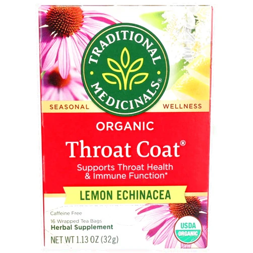 Traditional Medicinal's Lemon Echinacea Throat Herb Tea (3x16 bag)