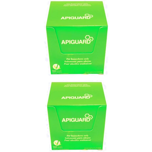 Shadwins Apiguard Two Boxes of Ten 50g Trays - 2 Trays per hive Recommended (20) - for Control of Varroa Mites in Honey Bee Hives