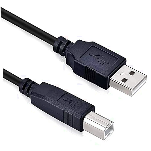 PPJ USB Cable Data PC Cord for Native Instruments Maschine Mikro 21947 22550 MK2 Groove Production Studio (Black, White)