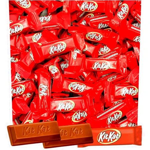 Sweetsome Kit Kat Miniatures – Red Crisp Wafers Miniatures Milk Chocolate Candy Bars - Individually Wrapped - Bulk Pack - 4 Pound (Pack of 1)
