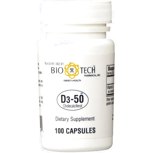Choice One D3-50 100 Capsules BIO-TECH_AB