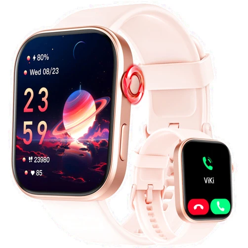 Tensky Smart Watch for Women Android & iOS, AI Voice, 1.99