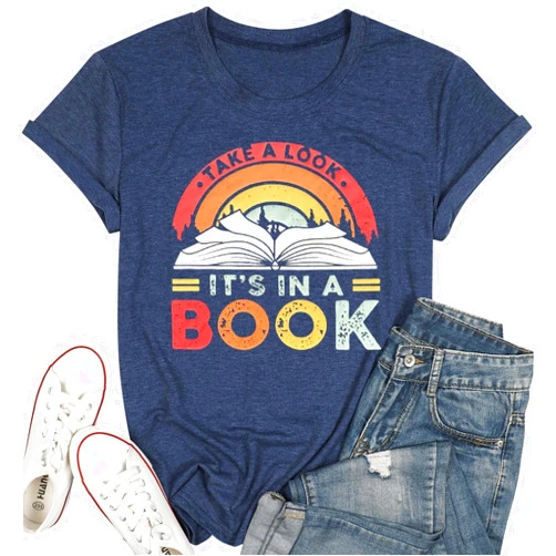 FYAPHION Banned Books Shirts for Women Reading Tshirts Gifts for Teacher Bookworm Readers Librarian Bibliophile Tee Tops S-XXL