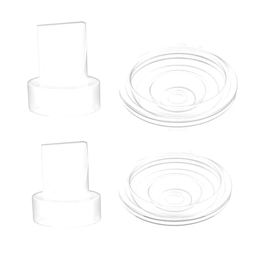 Bliblo S9/S12/S9pro/S12pro Duckbill Valve and Silicone Diaphragm, Compatible with NaNaLazy/TSRETE/momcozy, Wearable Breast Pump Replacement Parts Accessories (4 Piece Set)