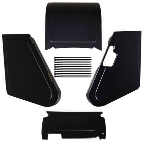Rudyness Under Seat Storage Black Body Panels Fit For Honda Ruckus/Zoomer NPS50 Models