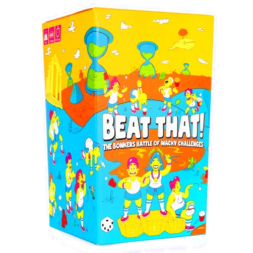 Gutter Games Beat That! - The Bonkers Battle of Wacky Challenges [Family Party Game for Kids & Adults]