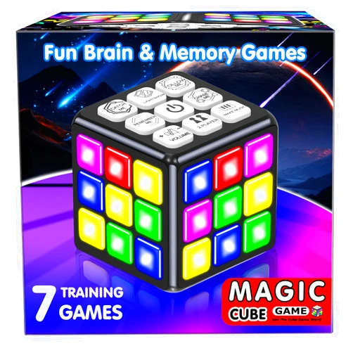 HengsolTalk Toys for Kids Age 8-13 Boys Gifts: Fun Brain & Memory Handheld Game Cube for Teens & Adults - Cool Toys STEM Sensory Toy for 6-12+ Year - Birthday Gift for Boy Girls 6 7 8 9 10 11 12 Years Old