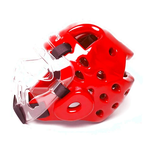 TuToing Kids Adults Karate Headgear with Face Shield, MMA Martial Arts Headgear Boxing Soft Helmet Taekwondo Sparring Head Gear