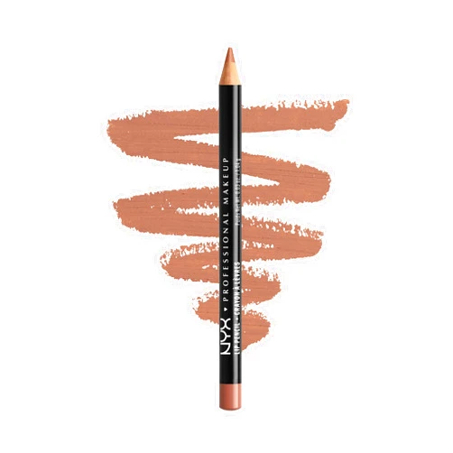 NYX PROFESSIONAL MAKEUP Slim Lip Pencil, Long-Lasting Creamy Lip Liner - Natural