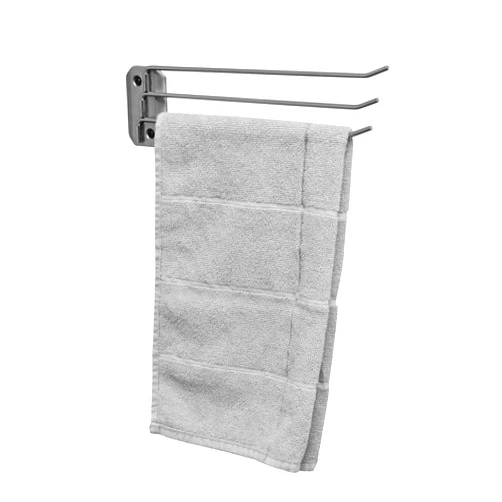 Decko #38190 Swing Arm Kitchen Towel Rack, Chrome