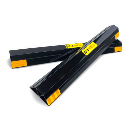 HOXWELL 24 Inch (New Upgrade) 2 PCS Heavy Duty Car Parking Stopper for Garage, Parking Aid Protects Car, Parking Gadgets Easy to Install 2 Packs, 24