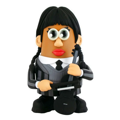 Super Impulse Poptaters Wednesday - The Addams Family - Wednesday Addams - Includes 16 Removable, Interchangeable Facial and Body Parts Including one Surprise Potato Head Original Piece!