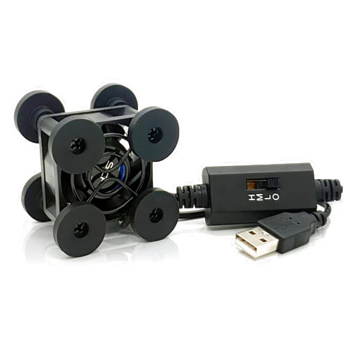 SCCCF Mini, Compact 40mm x 20mm USB Fan, for VR Gear, Aquarium, Roku, Router, Raspberry Pi, Cosplay, Helmet Cooling Ventilation