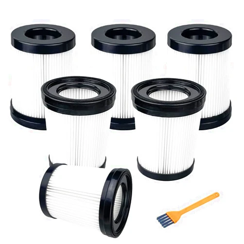 Leacheery 6 Pack HEPA Filter Compatible with Fabuletta FSV101, FSV001, Girnoor G160&G165, Afoddon A300, VacLife VL732 Cordless Stick Vacuum Cleaners