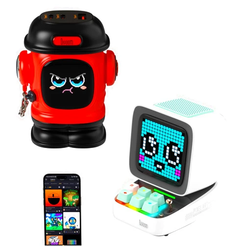 Divoom Portable Bluetooth Speaker Sound & 3-in-1 Fast Charging Adapter for On-The-Go Convenience