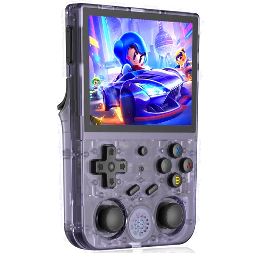 Aivuidbs RG353V Retro Handheld Game with Dual OS Android 11 and Linux,RG353V with 64G TF Card Pre-Installed 4452 Games Supports 5G WiFi 4.2 Bluetooth Online Fighting,Streaming and HDMI