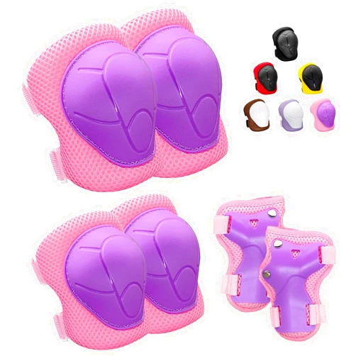 ATOOTWO Knee Pads for Kids， Knee Pads and Elbow Pads Set Toddler 3-10 Years Protective Gear Set for Girls Boys with Wrist Guards for Skating Cycling Bike Rollerblading Scooter