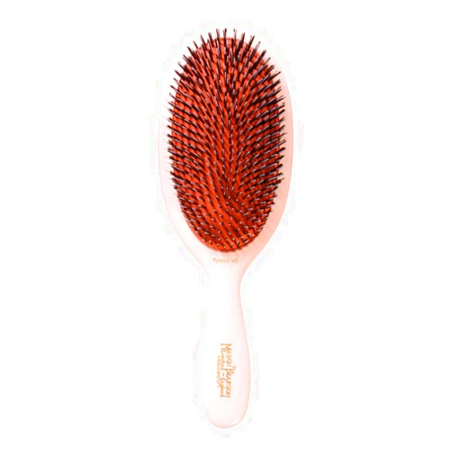 Mason Pearson BN1 Boar Bristle Nylon Tufts Hairbrush, Large, Pink