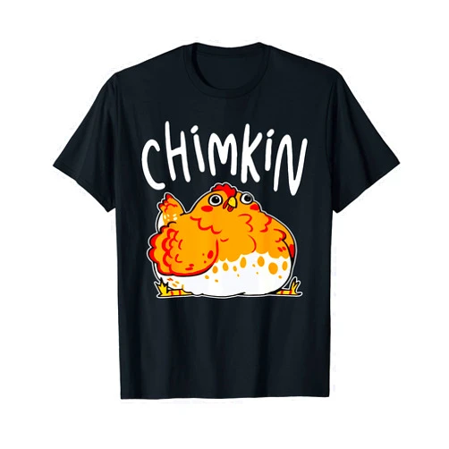 Chimkin Funny Fat Chicken Farmer Chicken Lover T-Shirt