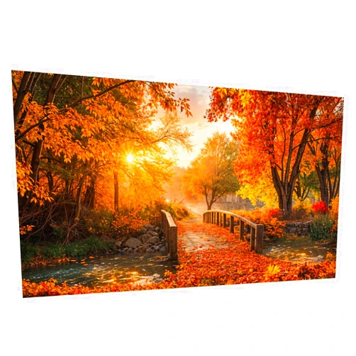 ATDMS Large Diamond Art Kits for Adults - DIY 5D Landscape Diamond Painting Kits for Adults,Full Drill Forest Diamond Painting, Sunset Gem Art Kits for Home Wall Decor 27.5x15.7 Inch