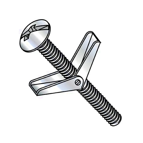 Korpek.com 1/4X4 Combination Mushroom Head Toggle Bolt Zinc (Pack Qty 50) BC-1464TBCM by Korpek