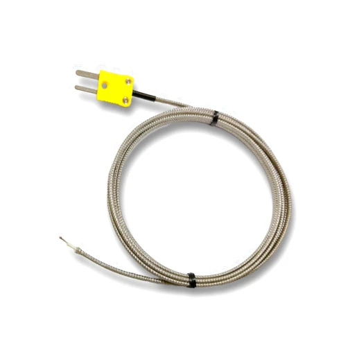 TCELEC TCE-K01HT-2000 K Type Metal Wrapped Durable and High Temperature Resistant Thermocouple Sensor Probe for Oven and Furnace with Temperature Range from 77℉ to 932℉