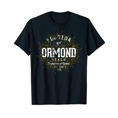 Ormond Beach Shirt by Treaja Retro Vintage Ormond Beach T-Shirt